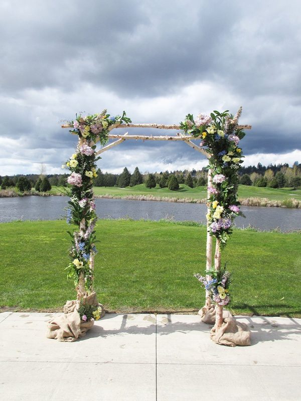 Birch Arch with Florals - Image 4