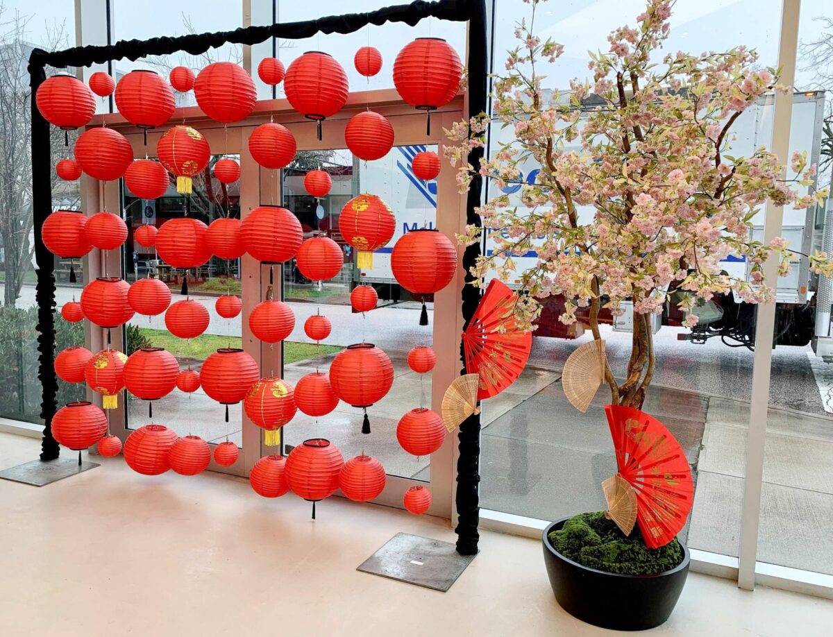 Traditional Lantern Display // Presentation Centre - Greenscape Design ...