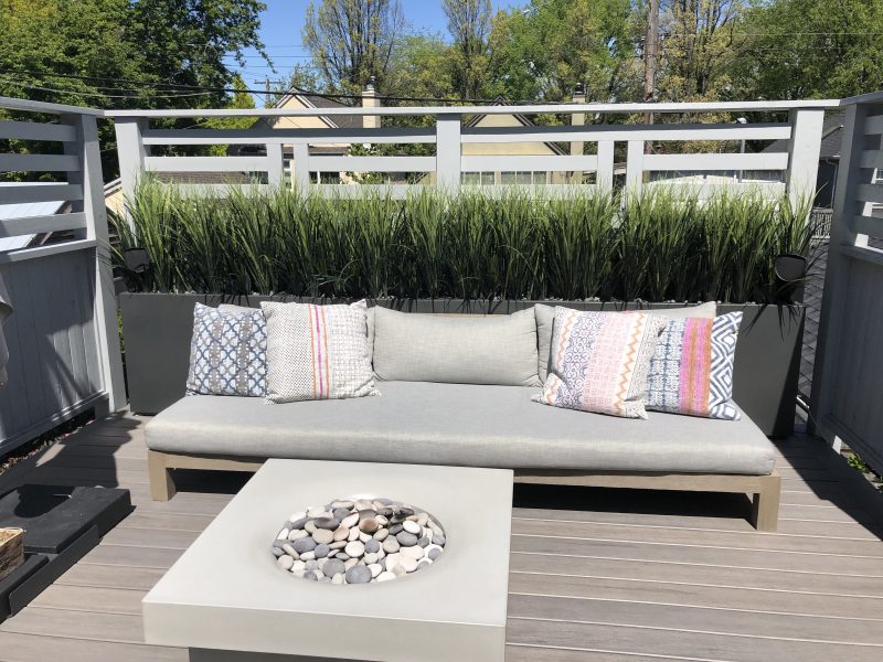outdoor artificial plants for privacy