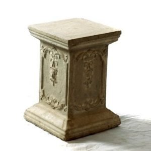 Light Grey Stone Pedestal