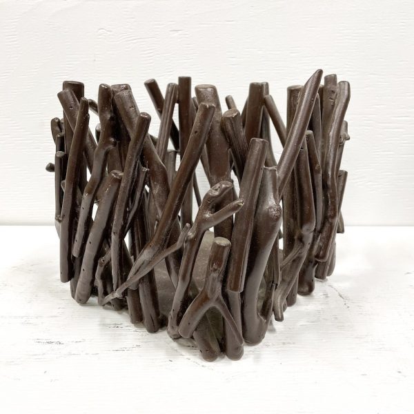 Twig Pot - Square, Chocolate