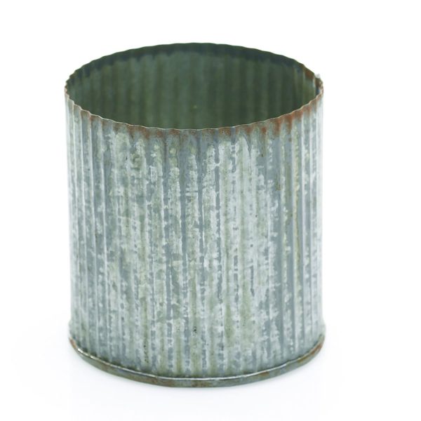 Zinc Cup - Scalloped Edge