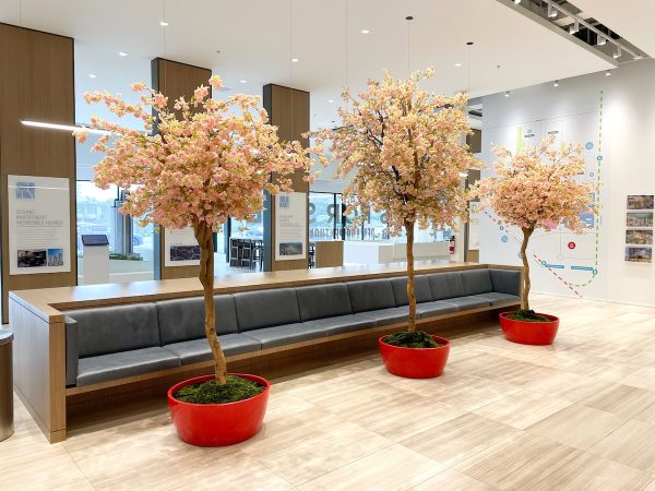 Greenscape Design Lunar New Year Decor Cherry Blossom Trio 8ft and 10ft5