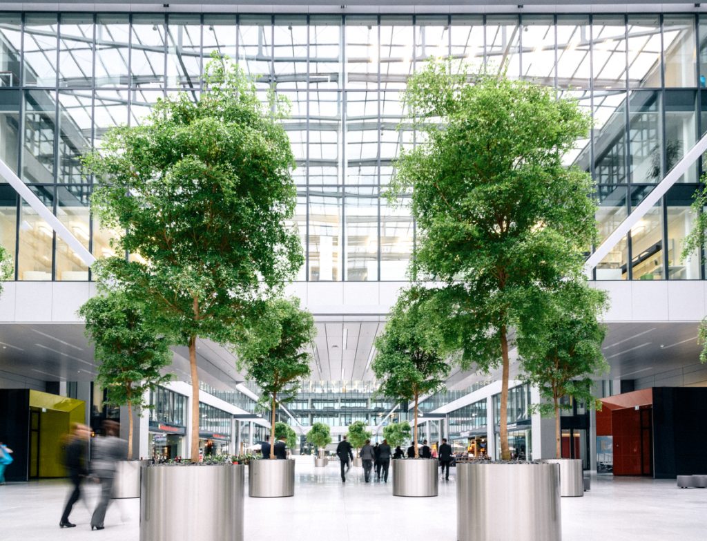 7 Reasons to Use Large Artificial Trees for a Commercial Interior