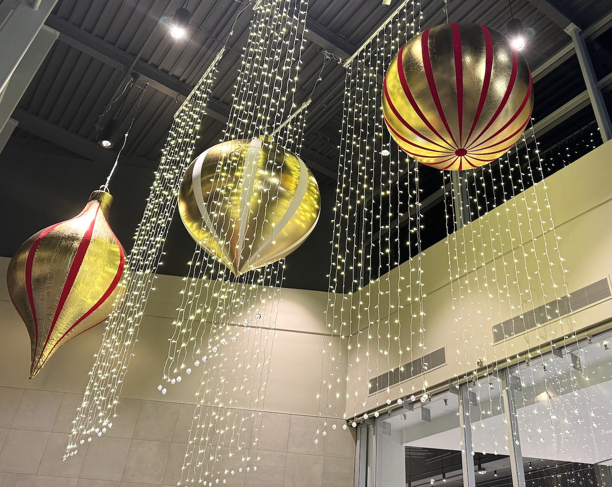 Greenscape Design brings holiday cheer to Vancouver malls with festive inflatables and sparkling light curtains, like at Coquitlam Centre