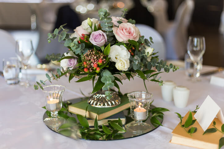 artificial plant arrangements for weddings