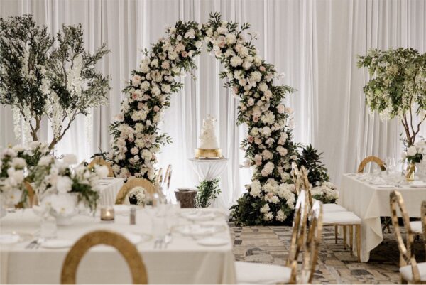 Bridal Blush Wedding Arch - Image 2