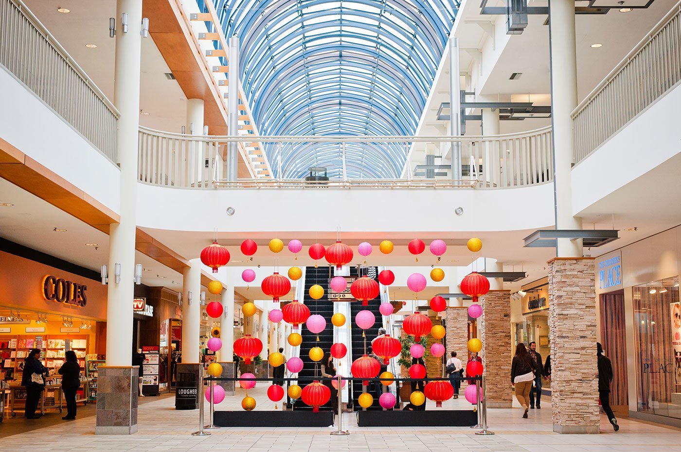 Chinese Lantern Shopping Mall Display
