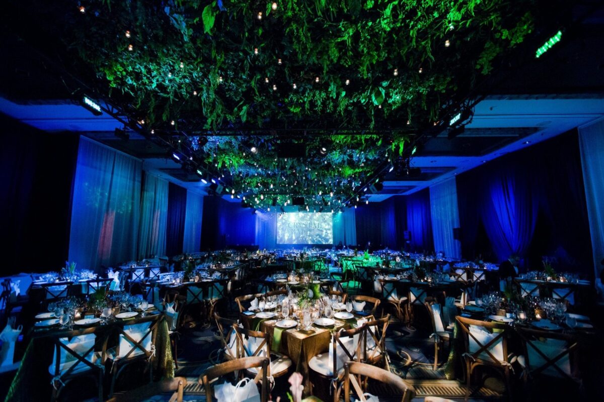 Greenery Ceiling Treatment Garden Party Decor